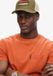 Superdry Essential Washed T-shirt met borstzak Heren M Katoen Effen Ronde hals Korte mouw Regular Fit Casual Gelegenheid Oranje