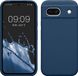 kwmobile hoesje geschikt voor Google Pixel 8a - Hoesje met siliconen coating - Smartphone case in marineblauw