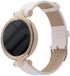 Strap-it Leren bandje - geschikt voor Garmin Lily (wit)