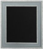 FRAMES BY POST Scandi Verontruste Blauwe Fotolijst met Zwarte Steunplank 8 x 8 inch