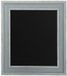 FRAMES BY POST Scandi Verontruste Blauwe Fotolijst met Zwarte Steunplank 8 x 8 inch