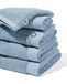 HEMA Serviettes de bain - Hôtel extra doux bleu glacier