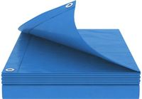 vidaXL Zeil met Oogjes Blauw 3 x 5 m 90 gsm PE
