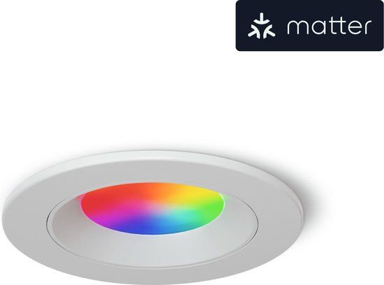 Nanoleaf Matter 3" Inbouwspot - Slimme Verlichting - 6W - RGB - Wit