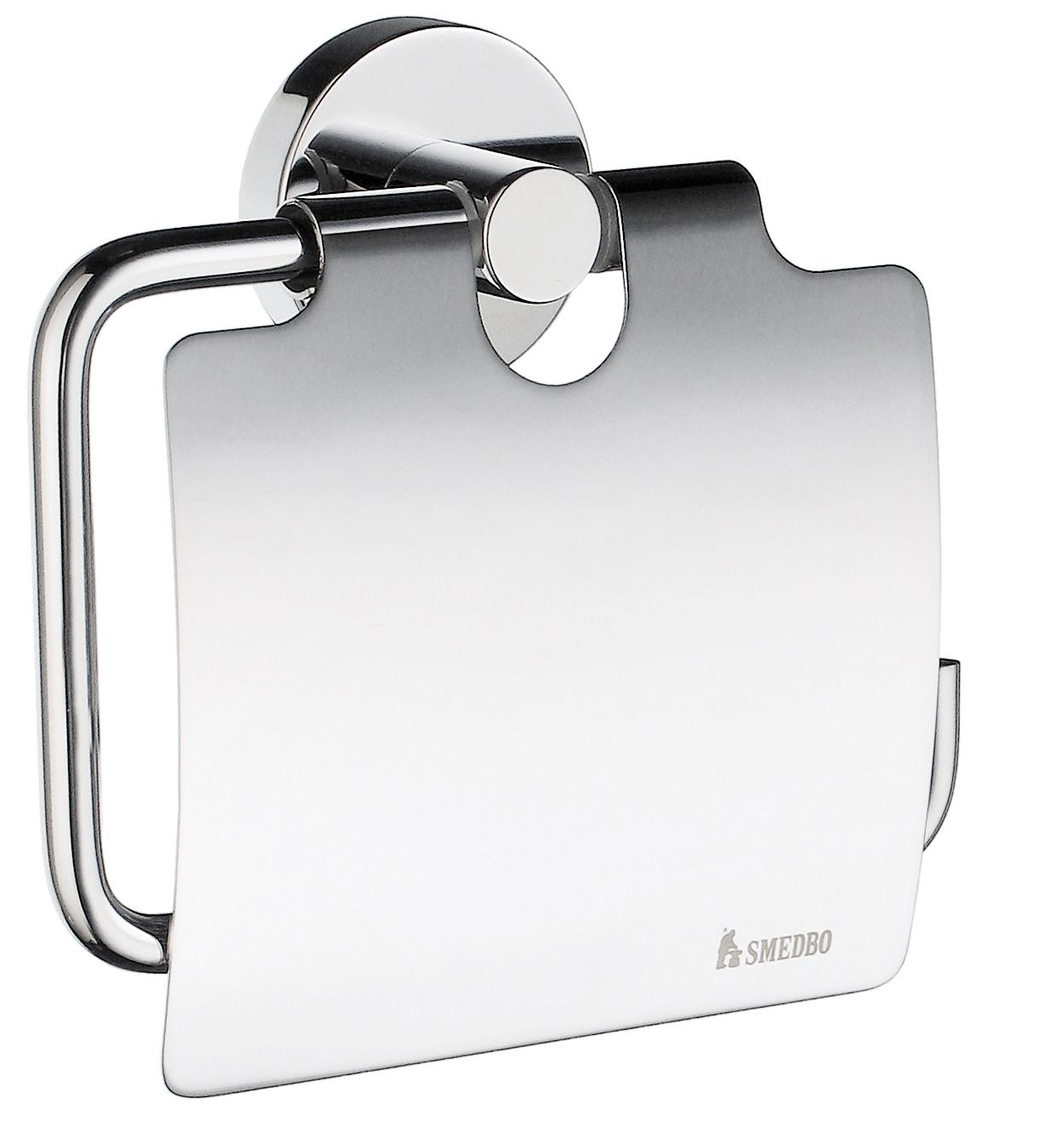 Smedbo Home toiletrolhouder klep chroom