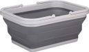 Alpina Wasmand opvouwbaar - kunststof - 19 Litres - grijs - 38 x 28 x 18 cm