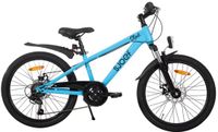 SJOEF Climb Jongensfiets / Mountainbike 22 inch - Schijfremmen - Blauw