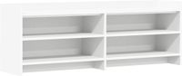 vidaXL TV-kast 135 x 33 x 47 cm Wit Bewerkt hout