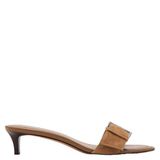 Mango suèdelook muiltjes - camel