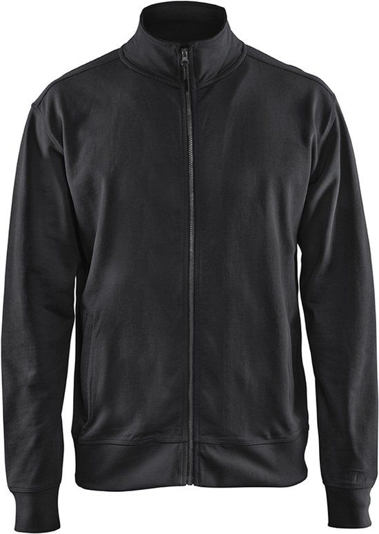 Blåkläder Sweatshirt met rits 3371-1158 - Zwart - XL