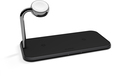 ZENS Dual+Watch Aluminium Draadloze Oplader - Zwart
