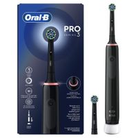 Oral-B Pro 3 3000 - Elektrische Tandenborstel - Zwart - 2 Opzetborstels