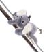 MagNICI 62734 El-Flora éléphant en peluche avec aimant, gris, pour réfrigérateur, tableau, métal et bien plus encore, idée cadeau, 12 cm