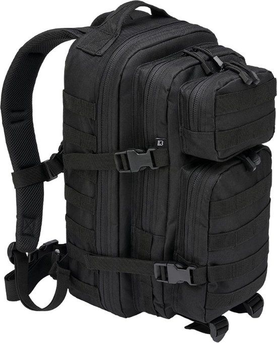 Brandit US Cooper Medium Zwart 30 Liter Rugzak - Zwart