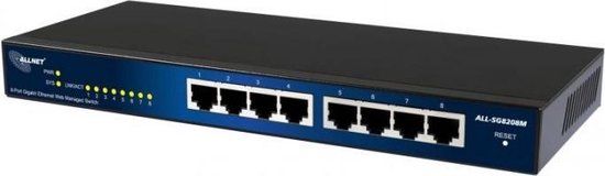 ALLNET ALL-SG8208M Managed L2 Gigabit Ethernet Switch