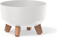 Prosperplast Gracia Laag - Bloempot - Wit kleur - 6L