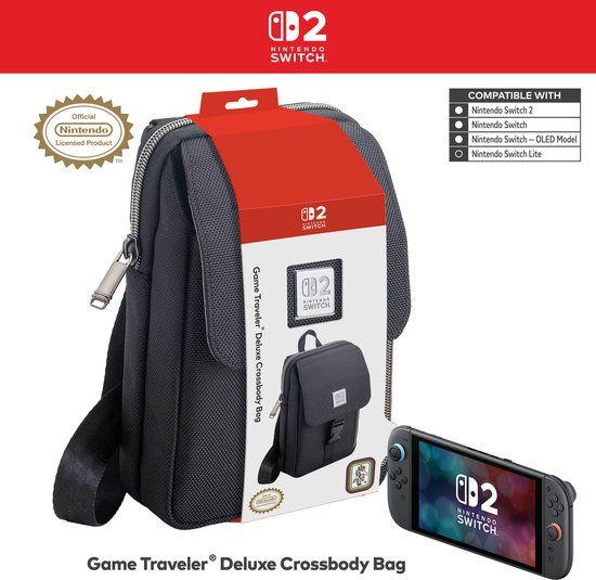 Nacon SWITCH 2 - OFFICIAL VERTICAL BAG - Zwart | Nintendo Switch / OLED