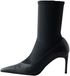 Next - Femme - Bottines Forever Comfort® avec assise plantaire en cuir et bout pointu - Noir