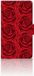 Samsung Galaxy J7 (2016) Book Case Cuir artificiel/TPU Roses/Fleurs