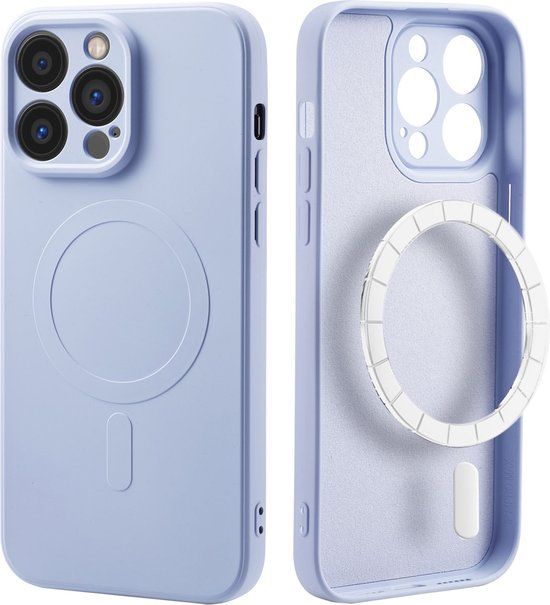 iMoshion Color Backcover iPhone 14 Pro Max - Lila - Siliconen Hoesje