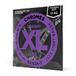 D'Addario XL Chromes Flatwound Elektrische Gitaarsnaren ECG24-7, 11-65, 7-Snarig