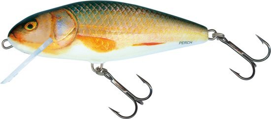 Salmo Perch Floating Plug Real Roach 8cm