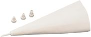 Zenker Herbruikbare spuitzak en 4 plastic spuitmondjes 31 cm Smart Pastry