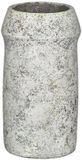 Merkloos PTMD Bloempot Nimma grijs 16x16x30cm