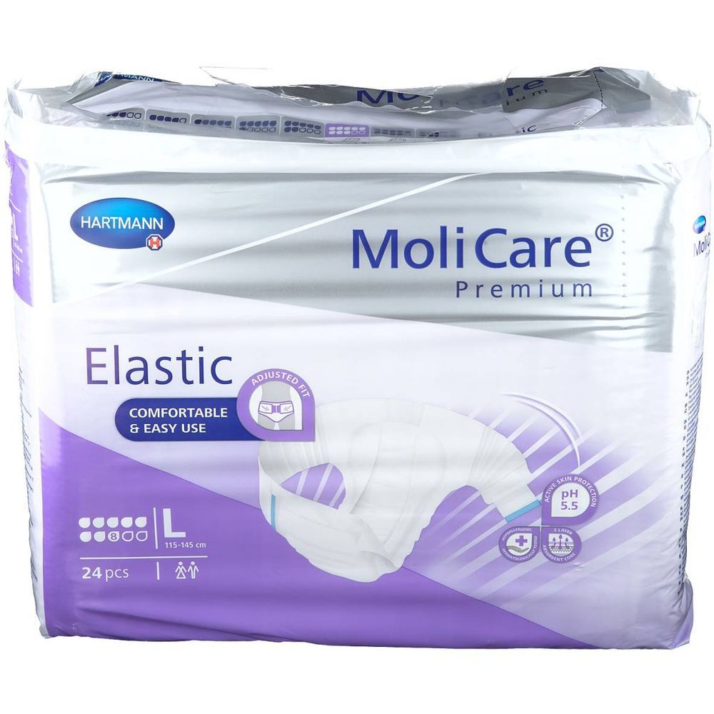 MoliCare Premium Elastic 8 Drops Large - 24 stuks