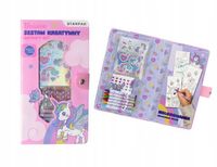 Starpak Ensemble de bricolage licorne : livre de coloriage, crayons de couleur, diamants et autocollants