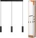 LEDVANCE suspension luminaire 3XGU10 2XLED noir