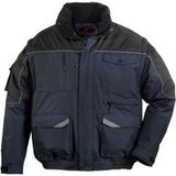 Coverguard – Blouson de travail 2 en 1 bleu marine/noir – Taille L – Norme EPI – Imperméable et coupe-vent – Multipoches pour rangement optimal