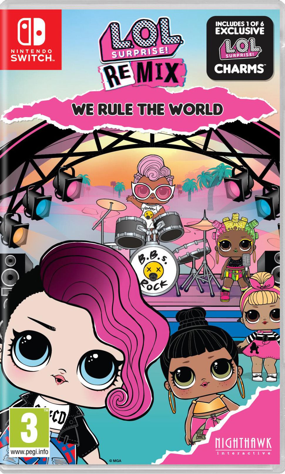 Nighthawk L.O.L. Surprise! Remix We Rule the World - Nintendo Switch