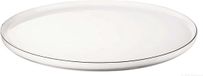 ASA Selection Oco Ligne Noire Onderbord Wit Porselein Rond 32cm