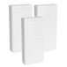 Gerimport Luchtbevochtiger - 5x stuks - waterverdamper radiator - wit - aardewerk - L8 x H20 cm