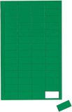MAUL Magnetische symbolen, rechthoekjes, 1 x 2 cm, 56 stuks, wit