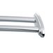 Moen DN2141CH 60-inch verstelbare roestvrijstalen dubbele gebogen douchestang, chroom