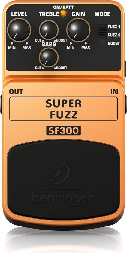 Behringer SF300 Super Fuzz 3 Mode Fuzz Distortion - Distortion voor gitaren