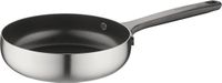 BergHOFF Home Koekenpan Ø 20 cm - PFAS-Vrije Antikleefpan– RVS Braadpan – Keramische Anti-aanbaklaag Bakpan – Geschikt voor Inductie, Gas, Elektrisch en Keramisch – Ovenbestendige Biefstukpan tot 230 °C – Smokey Black
