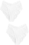 Next - Dames - Ultimate Comfort kanten slip verpakking van 2 - Wit
