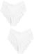 Next - Dames - Ultimate Comfort kanten slip verpakking van 2 - Wit