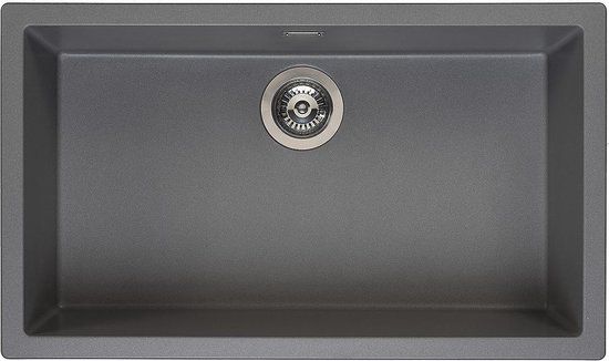 Reginox Amsterdam 72 Spoelbak - 78x46cm - Grey Silvery - Graniet - Opbouw