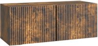 vidaXL TV-wandkast, Gerookt eiken, 78,5 x 31 x 30 cm