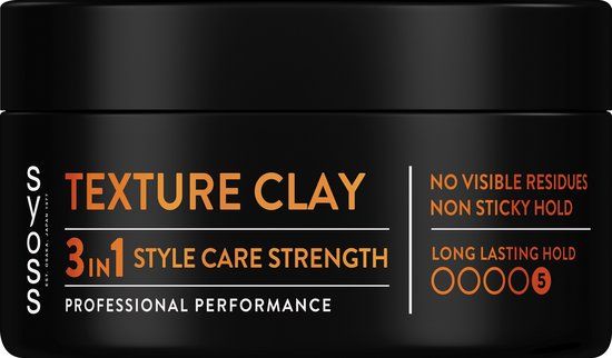 Syoss Texture Styling Clay - Ultra-matte Finish - 6 x 100ml