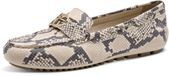 Tamaris dames slip-on schoen 1-24630-44 483 Moccassin damesschoenen leer beige snake