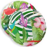 vidaXL - Kussensloop - 2 stuks - HEERLEN - Meerkleurig - Ø 30 cm - Polyester