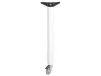 Amig - Witte stalen poten Mod.6 met zwenkwielen en rem