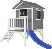 AXI Beach Lodge XL Speelhuis Grijs met Blauwe Glijbaan