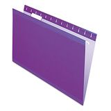 Pendaflex Versterkte hangende bestandsmappen, juridische grootte, Violet, 1/5 Cut, 25/BX (4153 1/5 VIO)