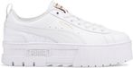 PUMA MAYZE JR 38452701 Schoenen Dames/Heren Wit/Goud Leer Maat 37.5